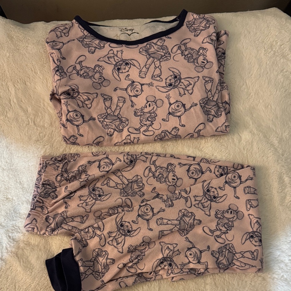 Disney Kids Pajama Set - Purple and Black
